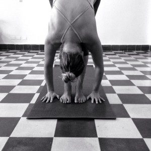 Standing Forward Fold by Maya Pijpker, Vinyasa Flow at Casco Yoga Panama, Casco Viejo