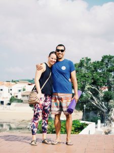 Casco Yoga Retreat Panama, Yoga Studio. Casco Viejo. Panama City, Panama. Yoga Panama. Ashtanga yoga panama. Vinyasa yoga panama. clases de yoga en panama. Casco Antiguo Panama. boutique yoga studio. Yoga Retreat Panama. Weekend yoga Retreat Panama. Weekend geteway Panama City Panama. Edwin Davis and Maya Davis, co-founders of Casco Yoga.