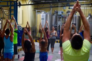 Yoga at the Brewery. La Rana Dorada and Casco Yoga Panama. Maya Daivis. August 12, 4 pm. Panama city, Panama. Events Panama.